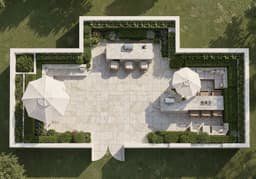 Courtyard Leisure Aerial View