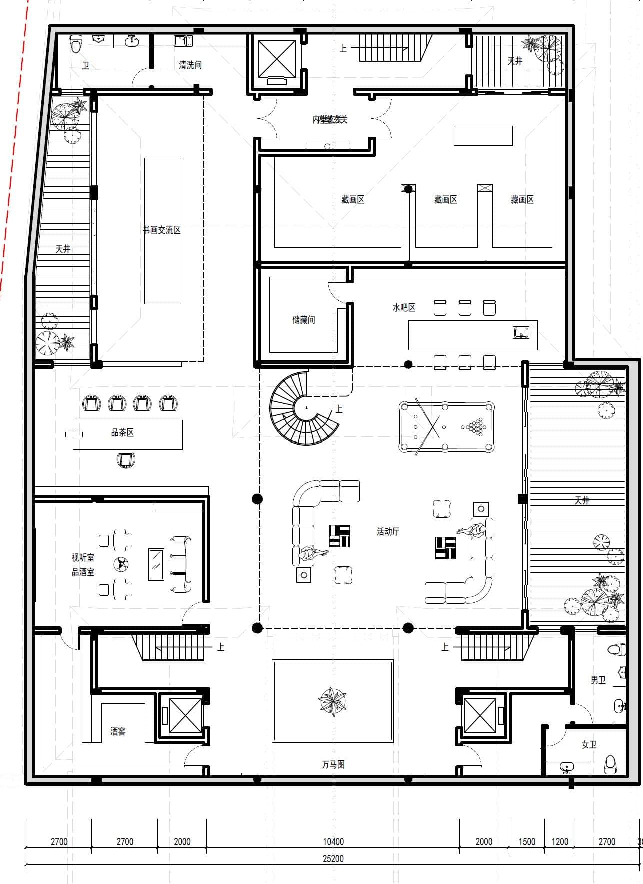 Color Floor Plan - before